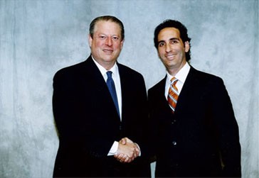 Levine Financial President Elliott Levine with Al Gore, former Vice-President of the United States